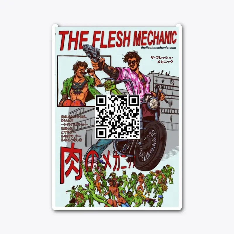 Flesh Mechanic Comic Book Hero